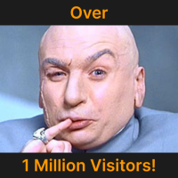 2X Austin Powers Over 1 Mil Visitors